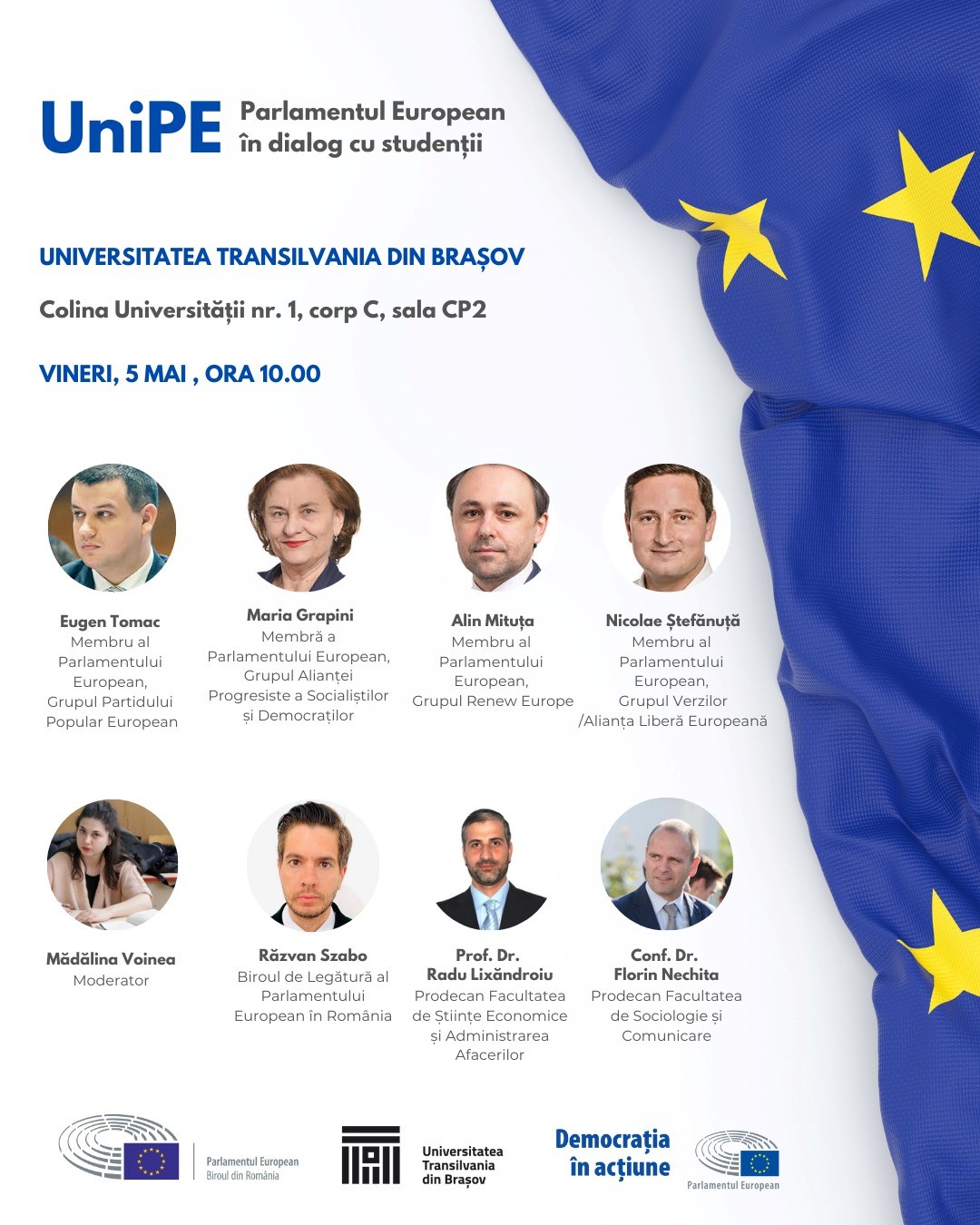 UniPE - Parlamentul European în dialog cu studenții - Brașov