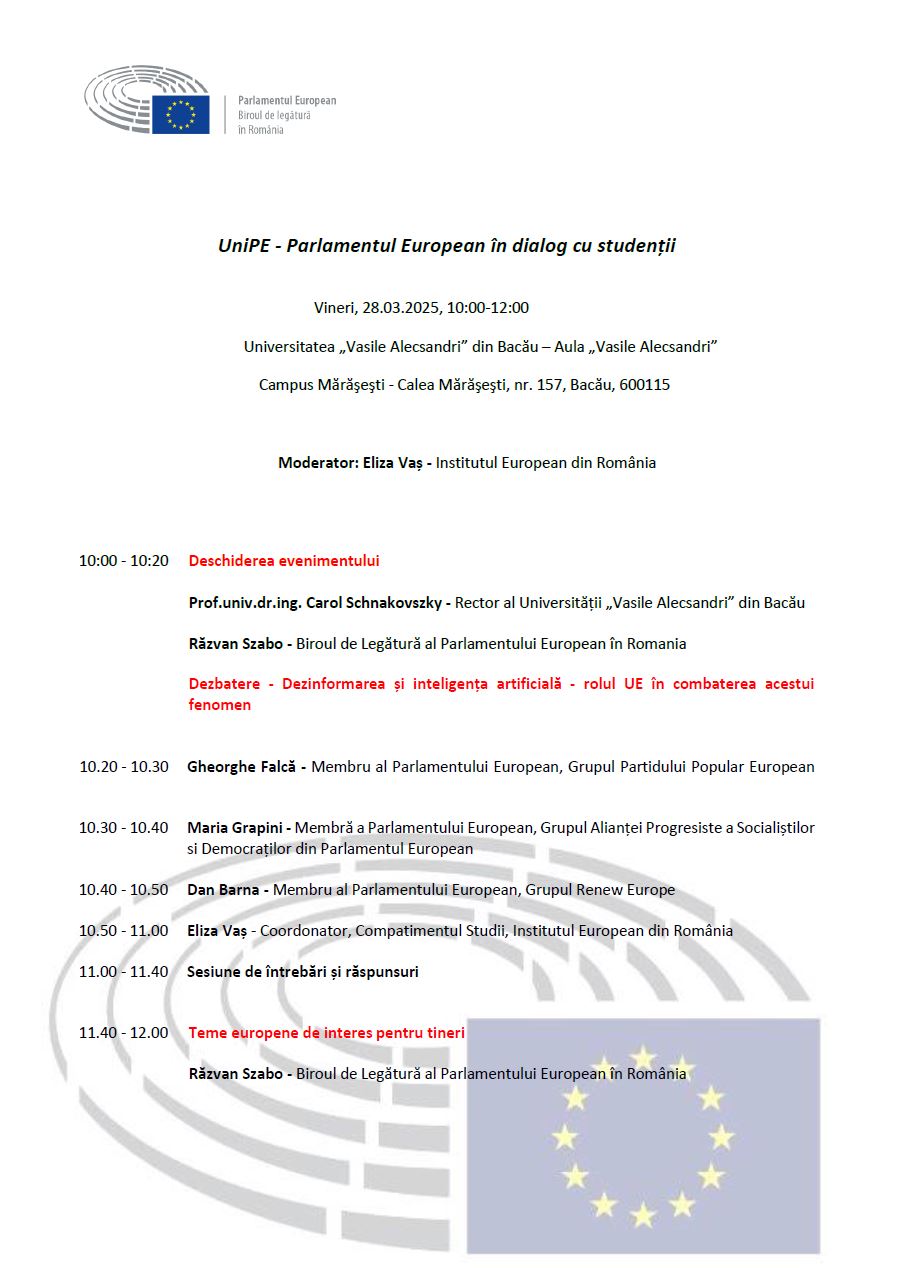 Imagine agendă eveniment